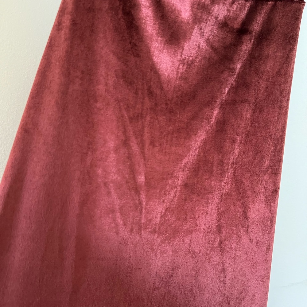 Free People Strappy Burgundy Elegant Dress - Picture 4 of 5
